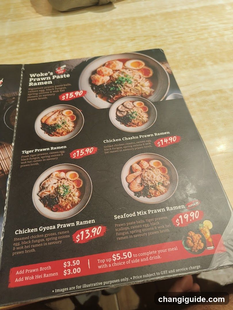 Ramen Menu Page