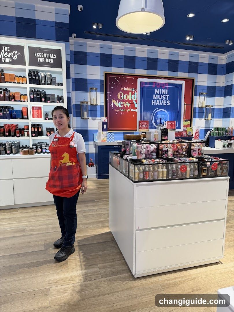 Men's Shop Interior with Staff and Displays