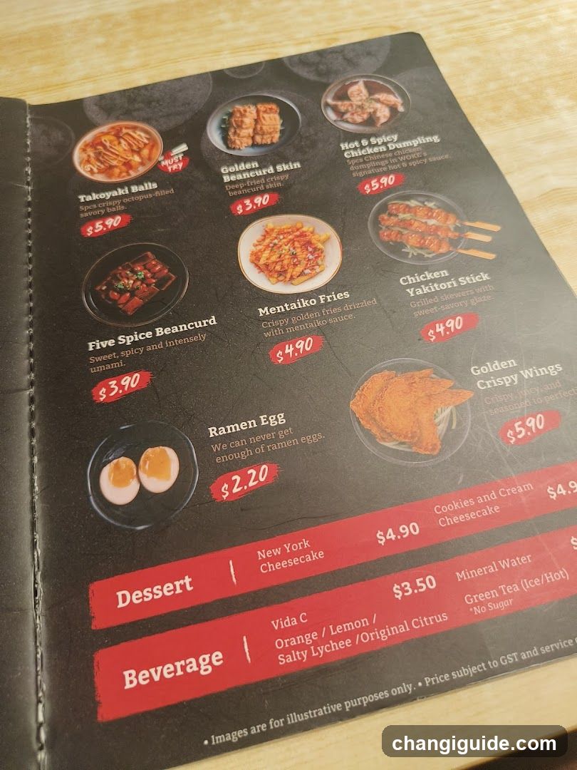 Food Menu Page