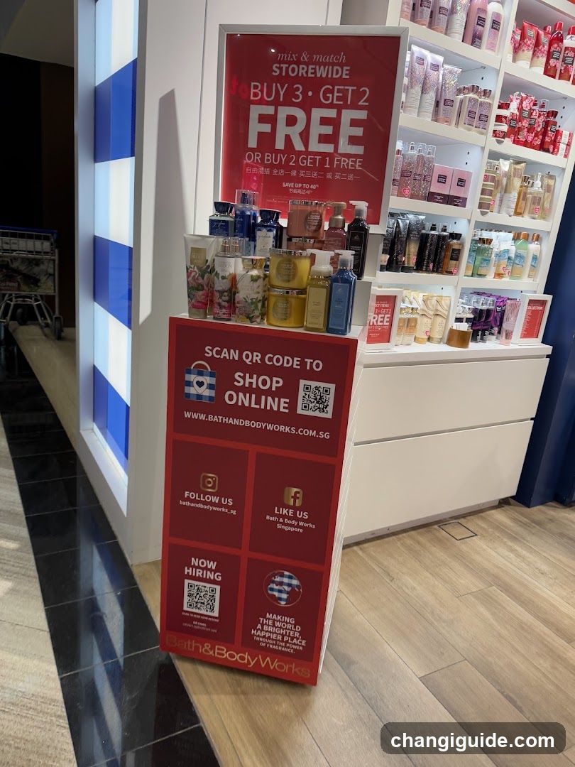Bath & Body Works Store Display