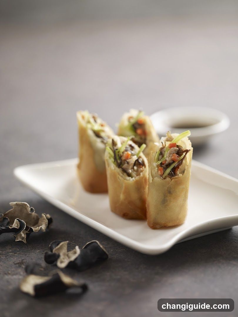 Spring Rolls with Black Fungus