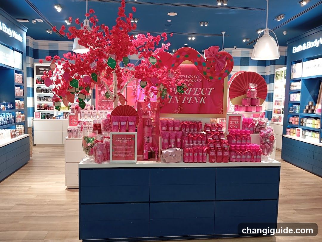 Bath & Body Works Pink Display