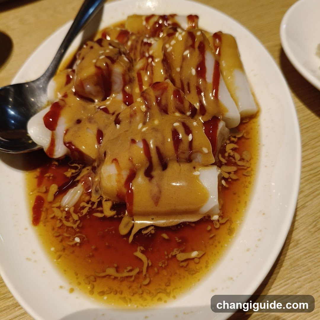Rice Noodle Dish with Sauce