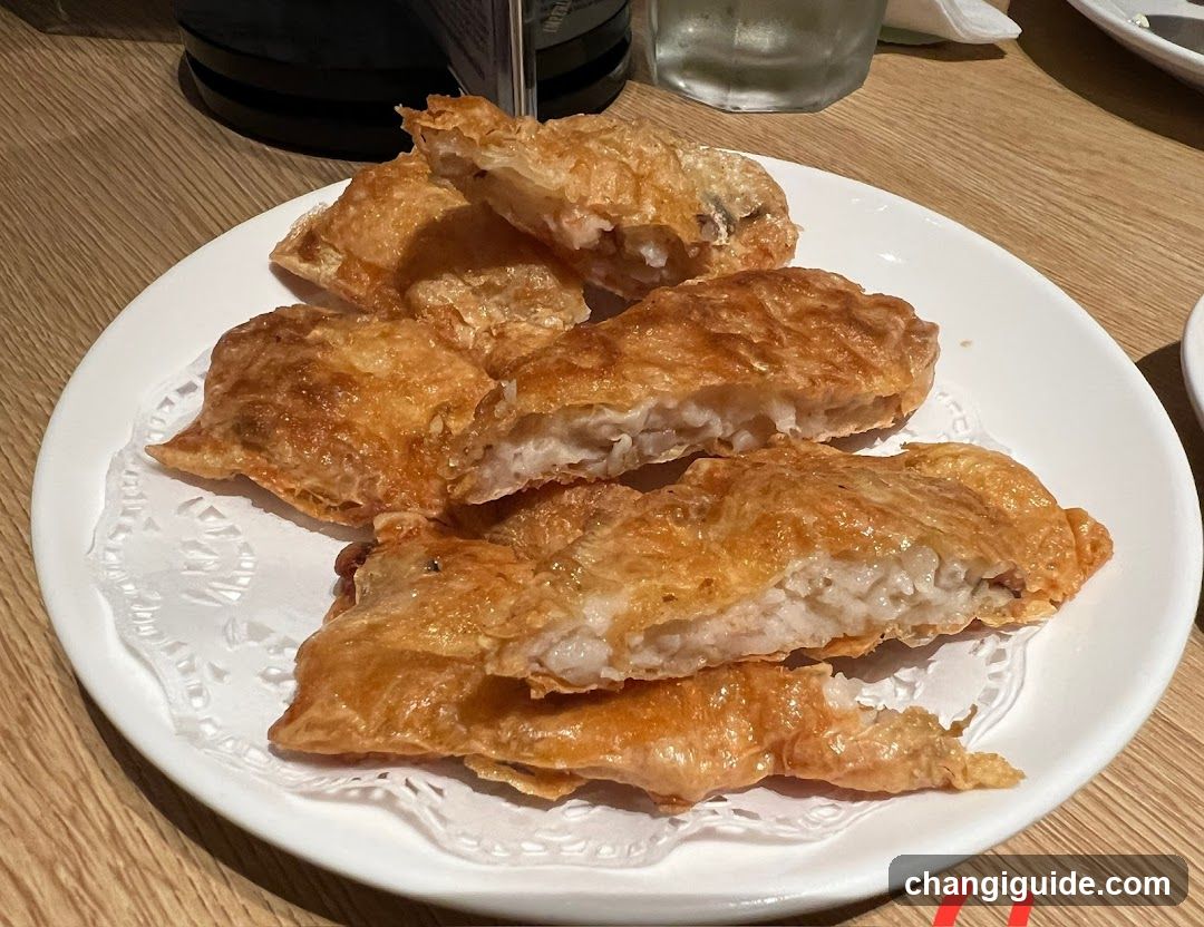 Fried Dumplings on a Plate