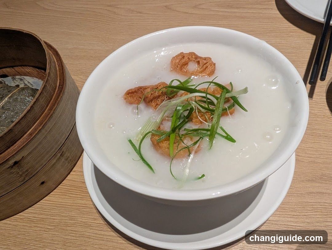 Congee with Fried Dough and Scallions