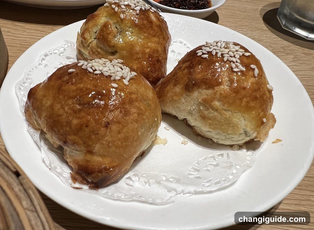 Sesame Seed Pastries on a Plate