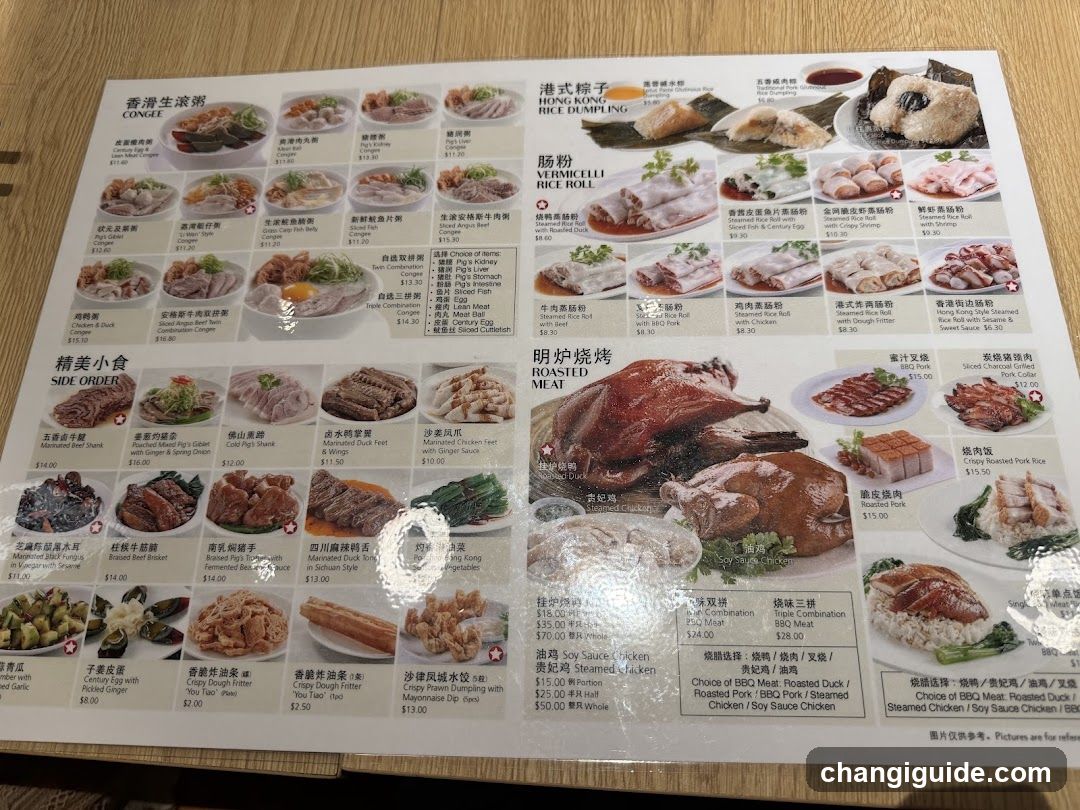 Hung Kong Style Restaurant Menu