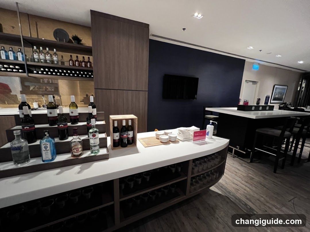 Bar Interior with Bottles and Counter