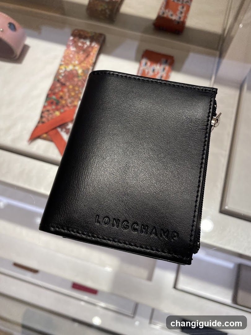 Longchamp Wallet Display
