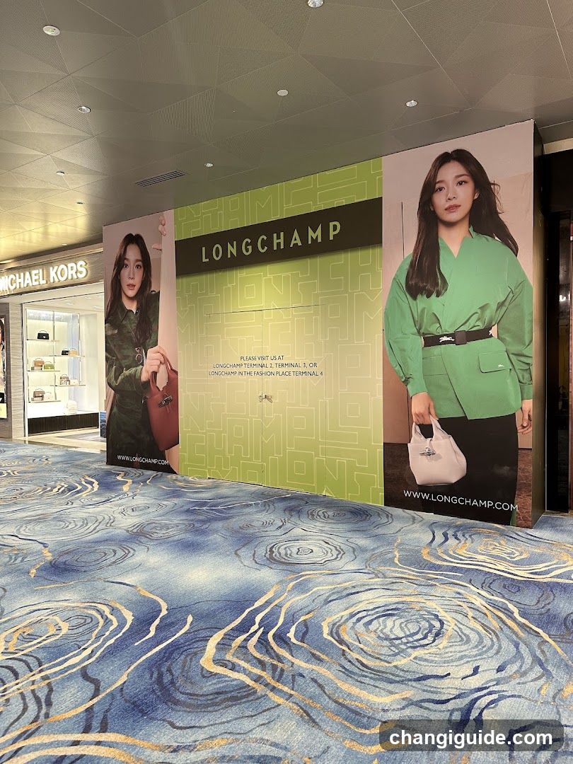 Longchamp Advertisement in Airport Terminal