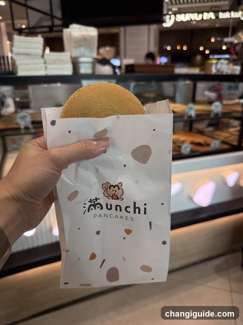 Pancake in paper bag