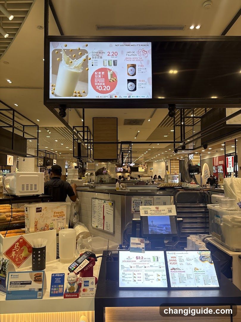 Food Court Counter Interior