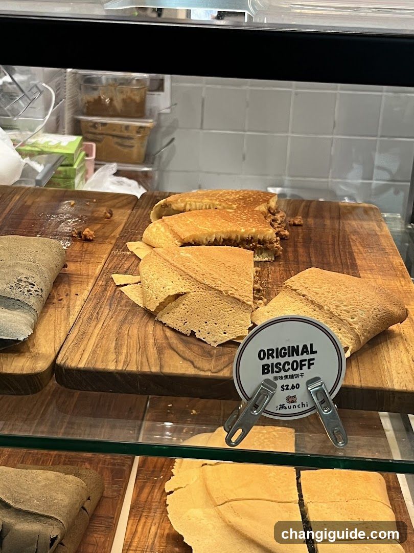 Biscoff Crepe Display