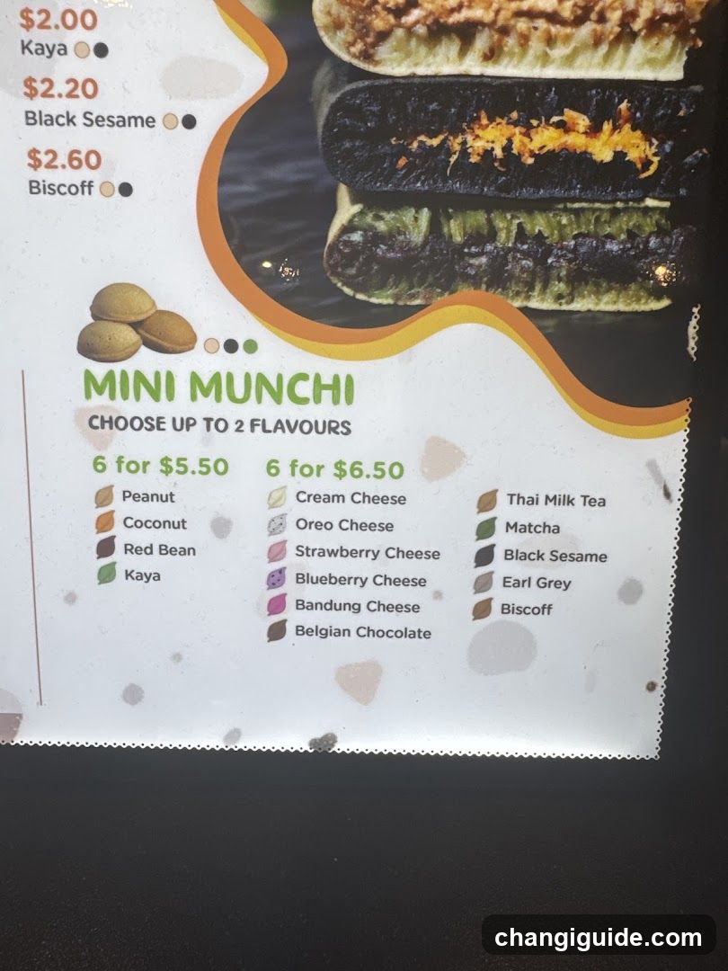 Mini Munchi Menu Board