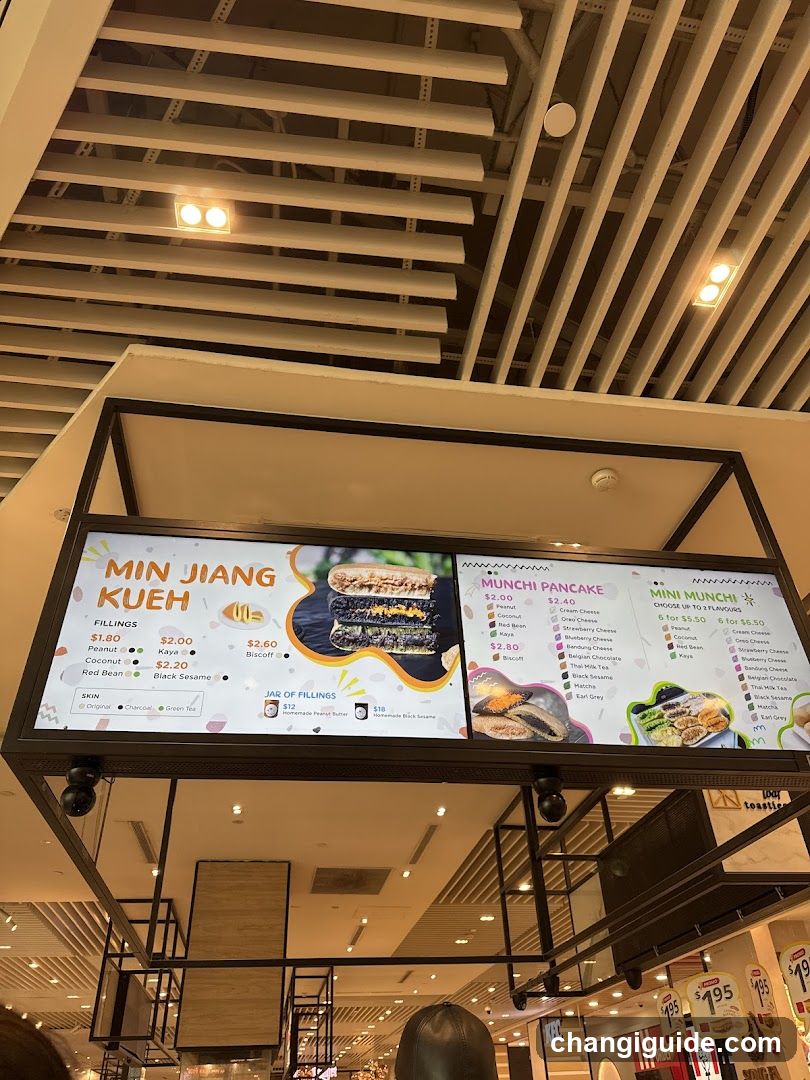 Min Jiang Kueh Menu Board