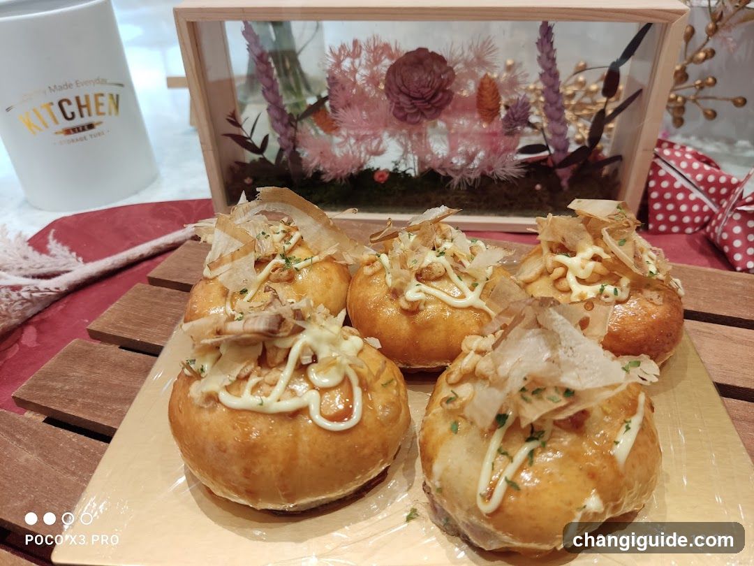 Doughnut Display with Decorative Background