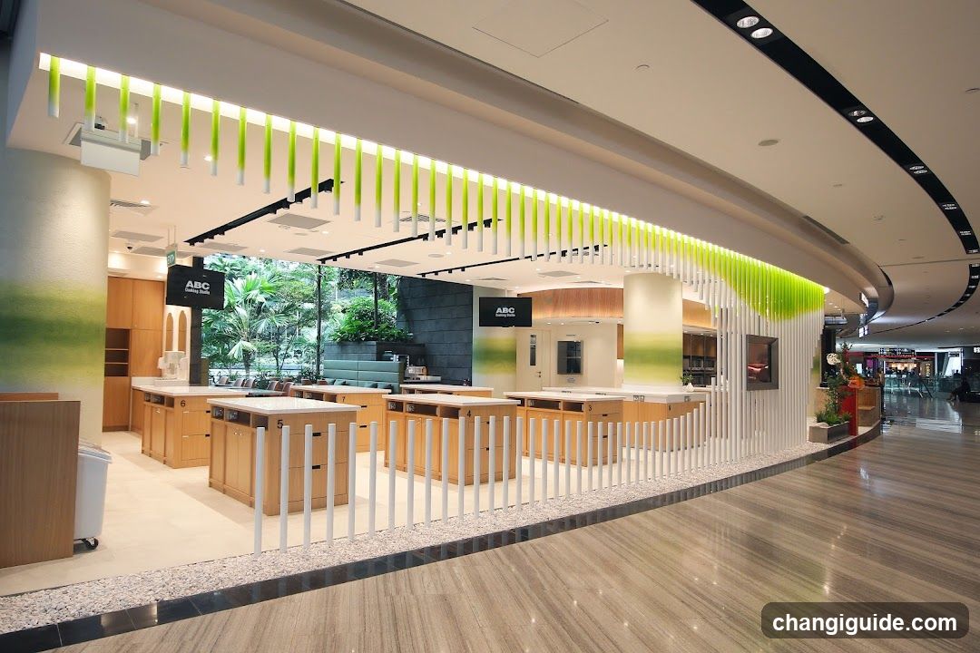 Modern Interior Space with Green Accents