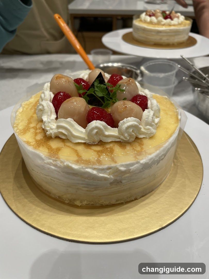 Dessert Cake with Toppings