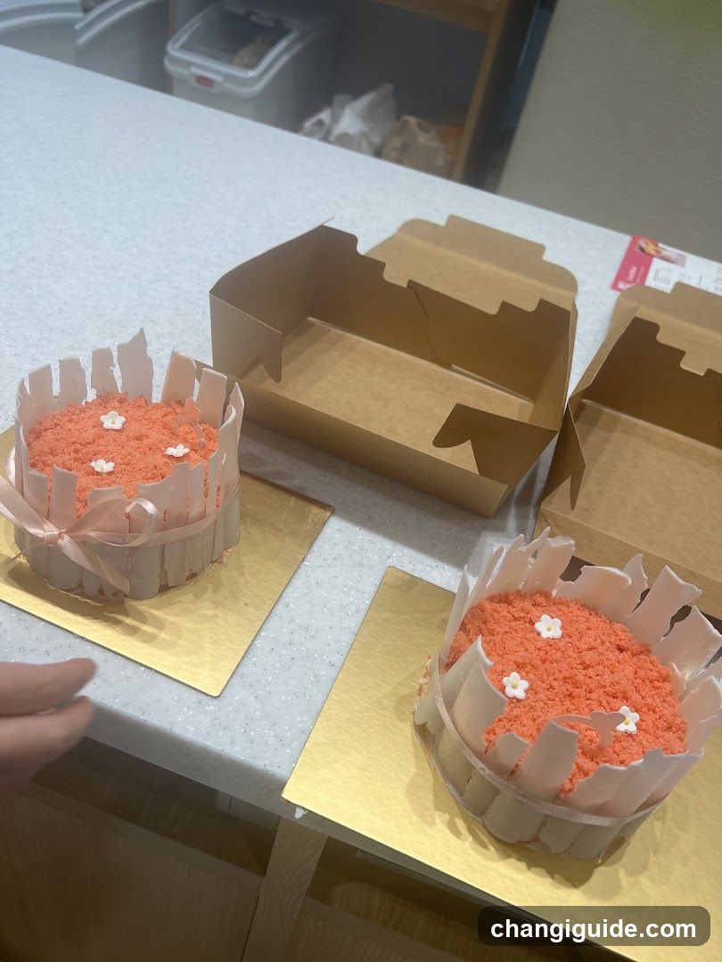 Cakes on Counter