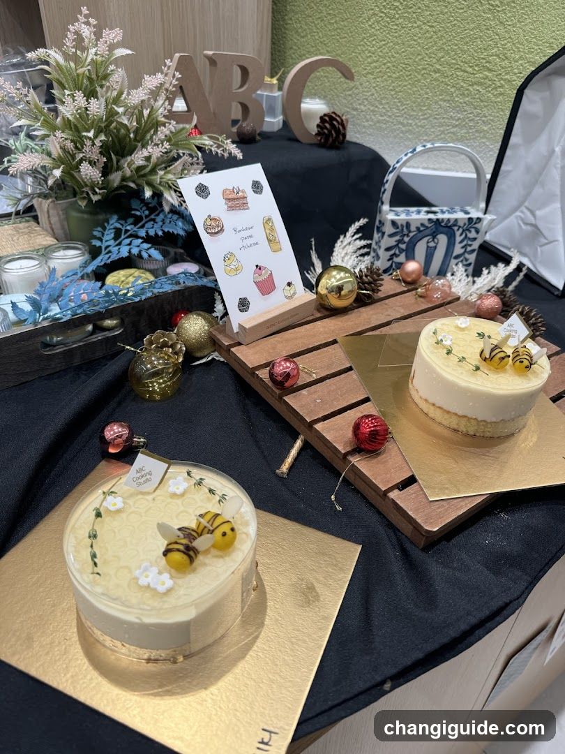 Bee Themed Cake Display