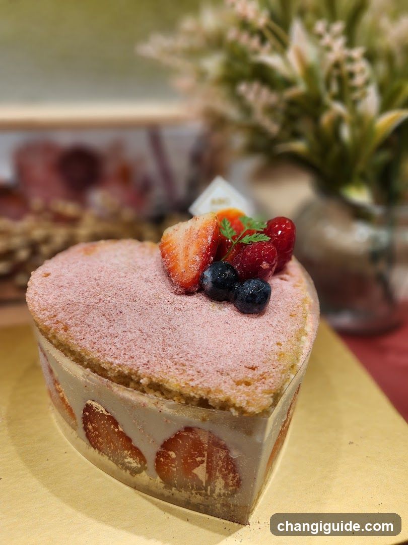 Strawberry Cake with Fresh Berries