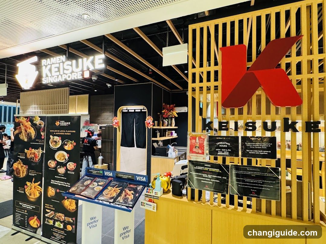 Ramen Keisuke Singapore Storefront Interior View