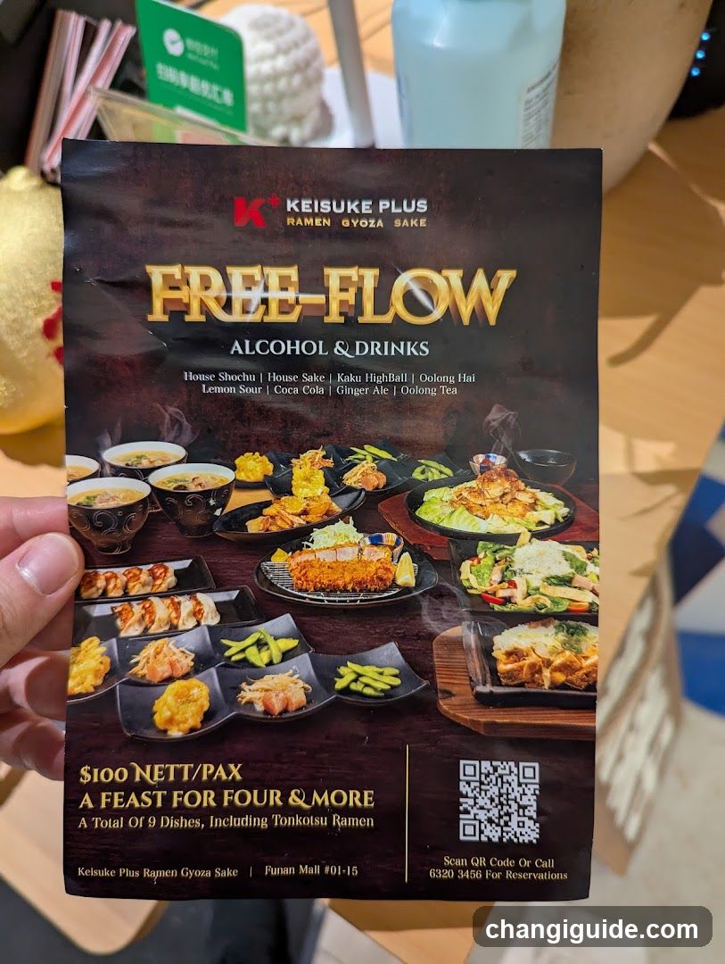 Keisuke Plus Free-Flow Alcohol & Drinks Menu