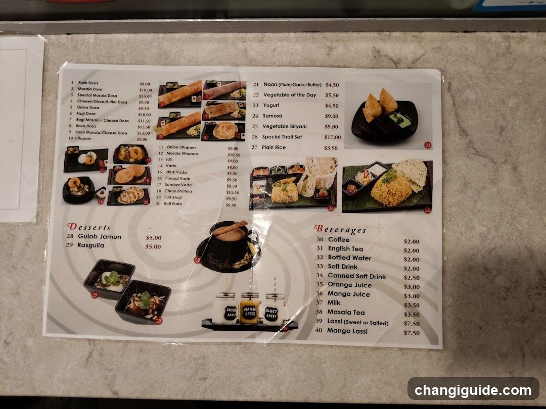 Indian Restaurant Menu