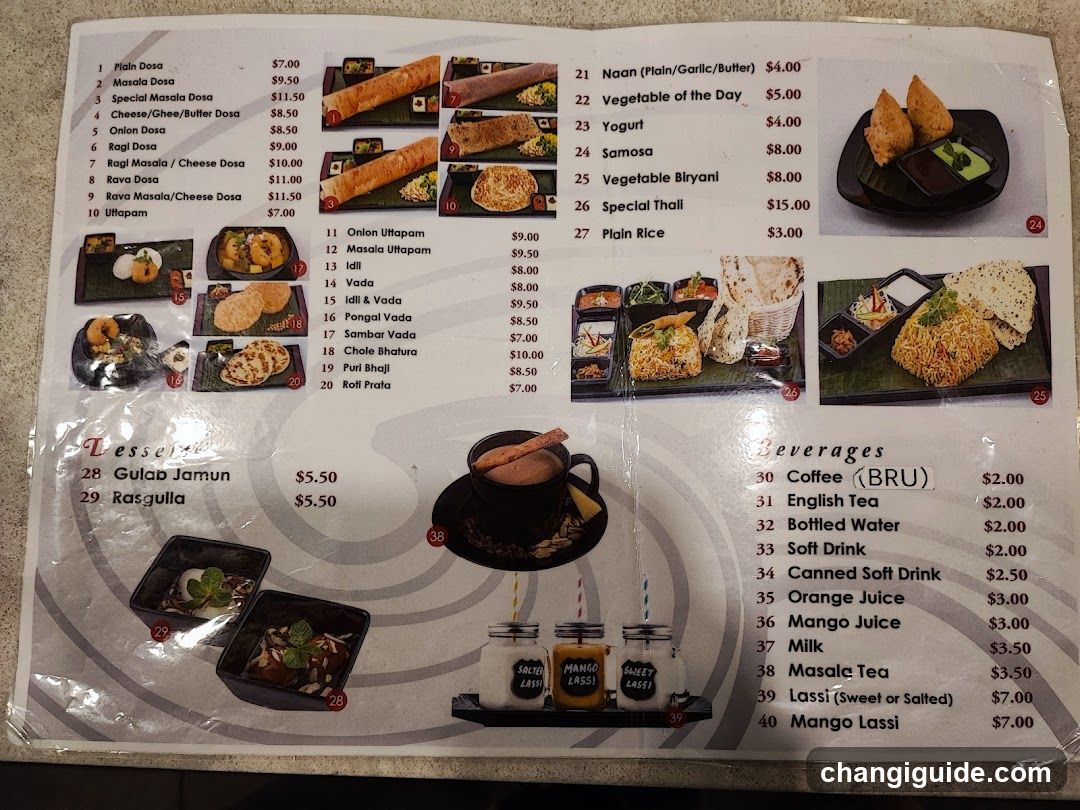 Indian Restaurant Menu