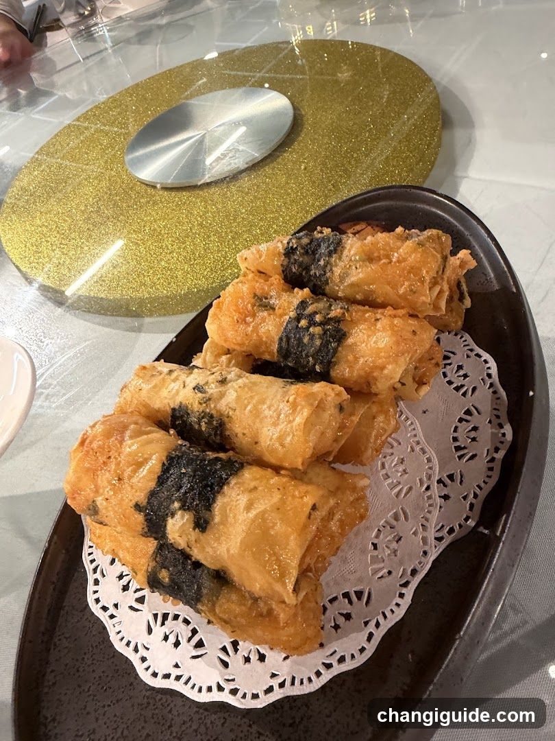 Fried Spring Rolls with Nori
