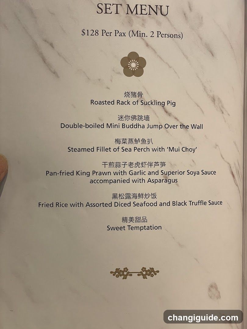 Set Menu