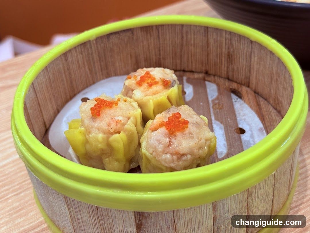 Steamed Dumplings in Bamboo Basket