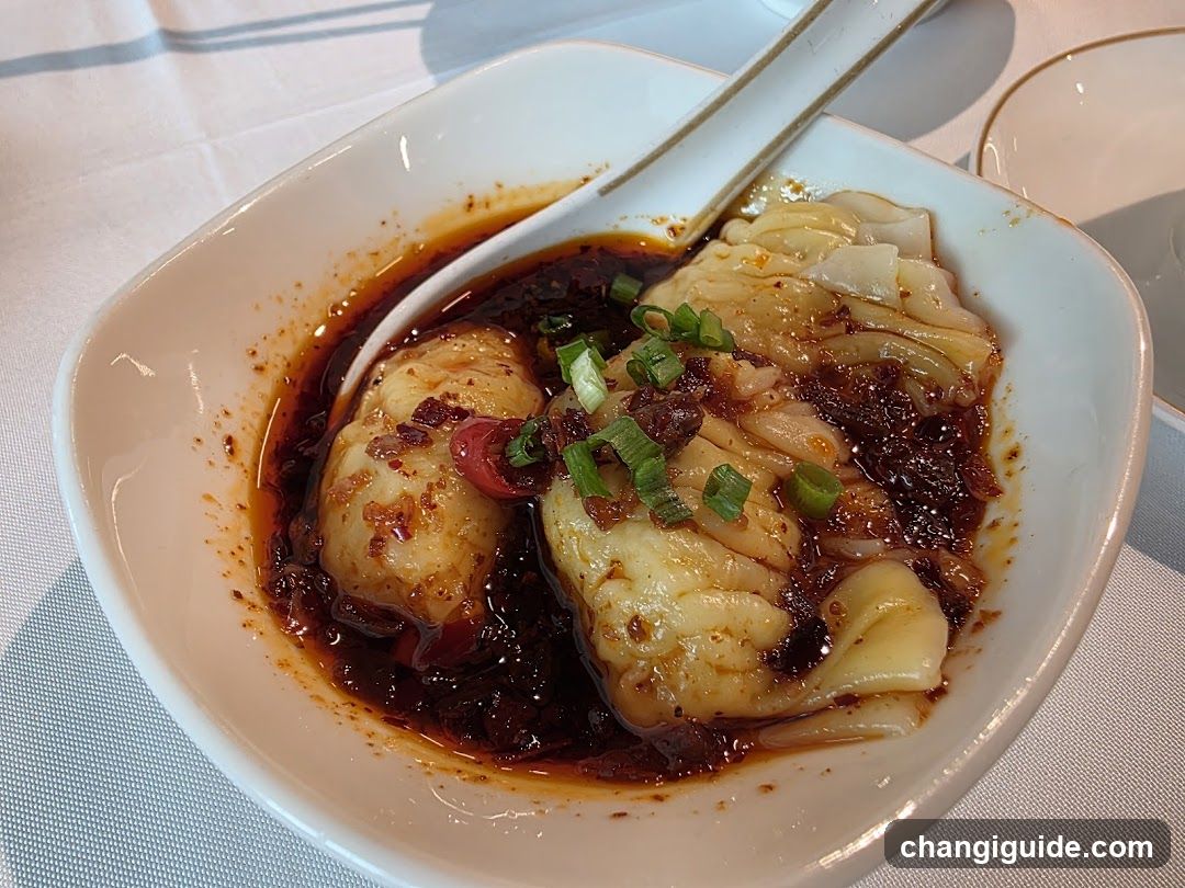 Dish with Dumplings in Sauce