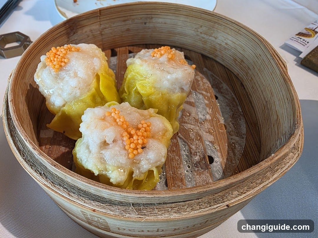 Steamed Dumplings in Bamboo Basket