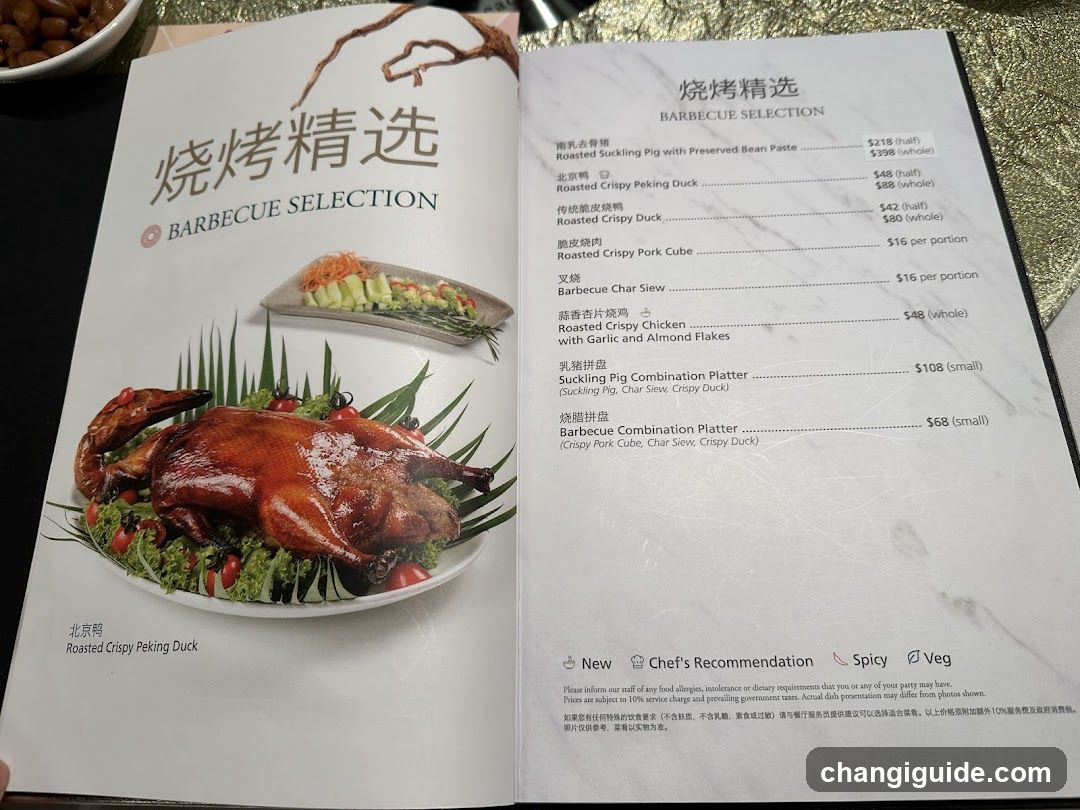 Barbecue Selection Menu