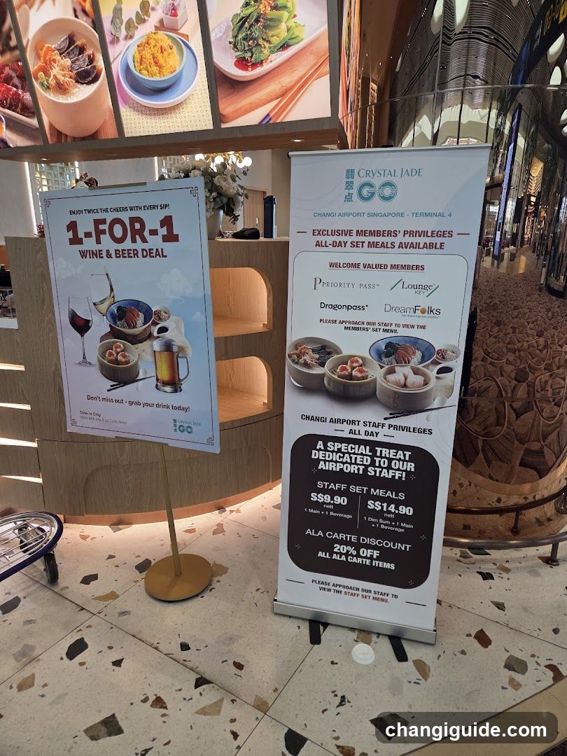 Crystal Jade Restaurant Promotions