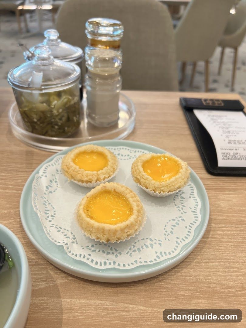 Egg Tart on Table