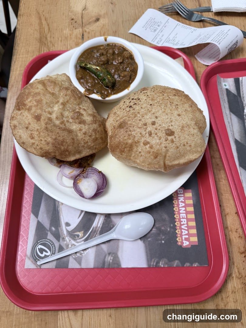 Indian Meal with Paochi and Curry