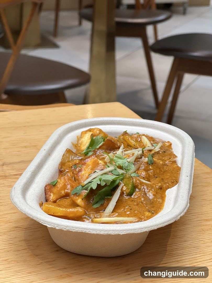Curry Dish in Takeout Container