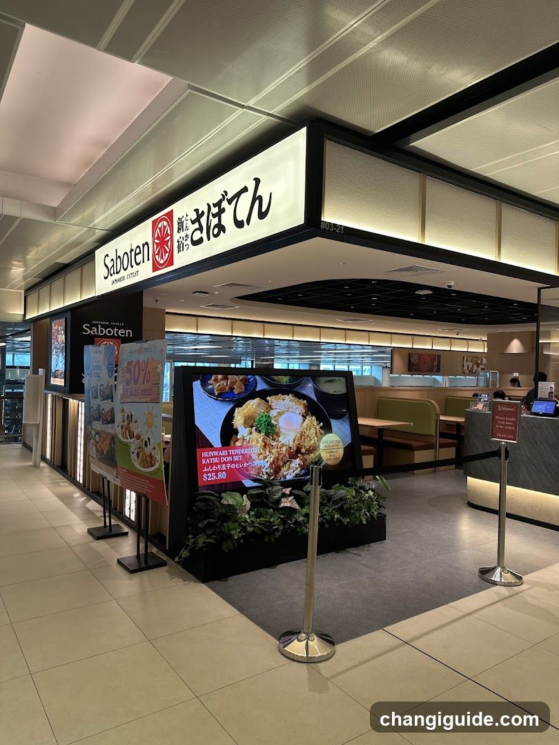 Saboten Restaurant Interior