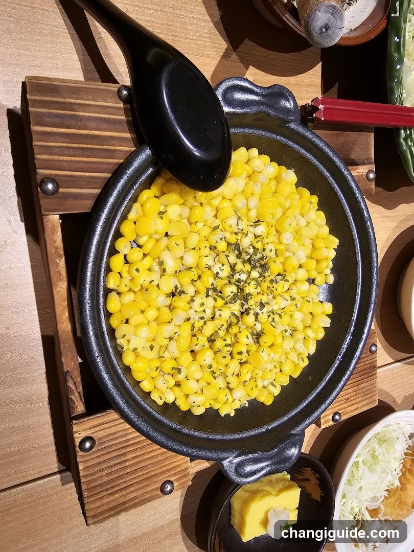Corn Dish with Seasoning