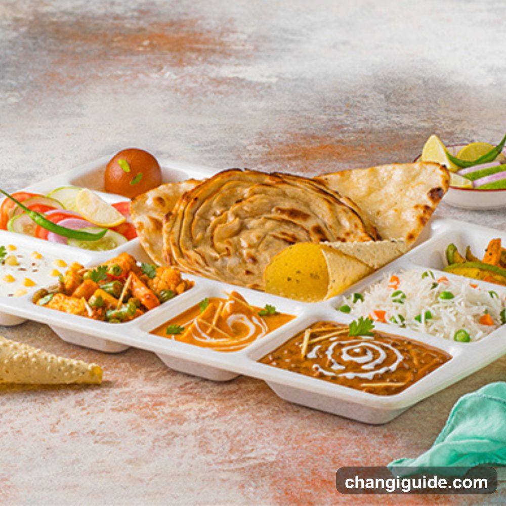 Indian Thali Meal Tray