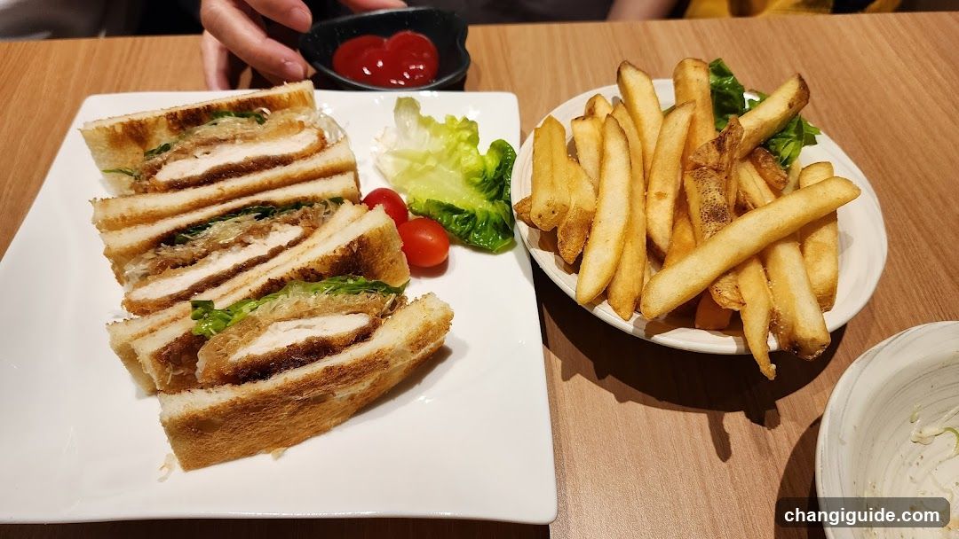Sandwich and Fries Meal