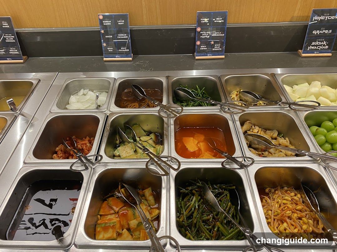 Banchan Buffet Display