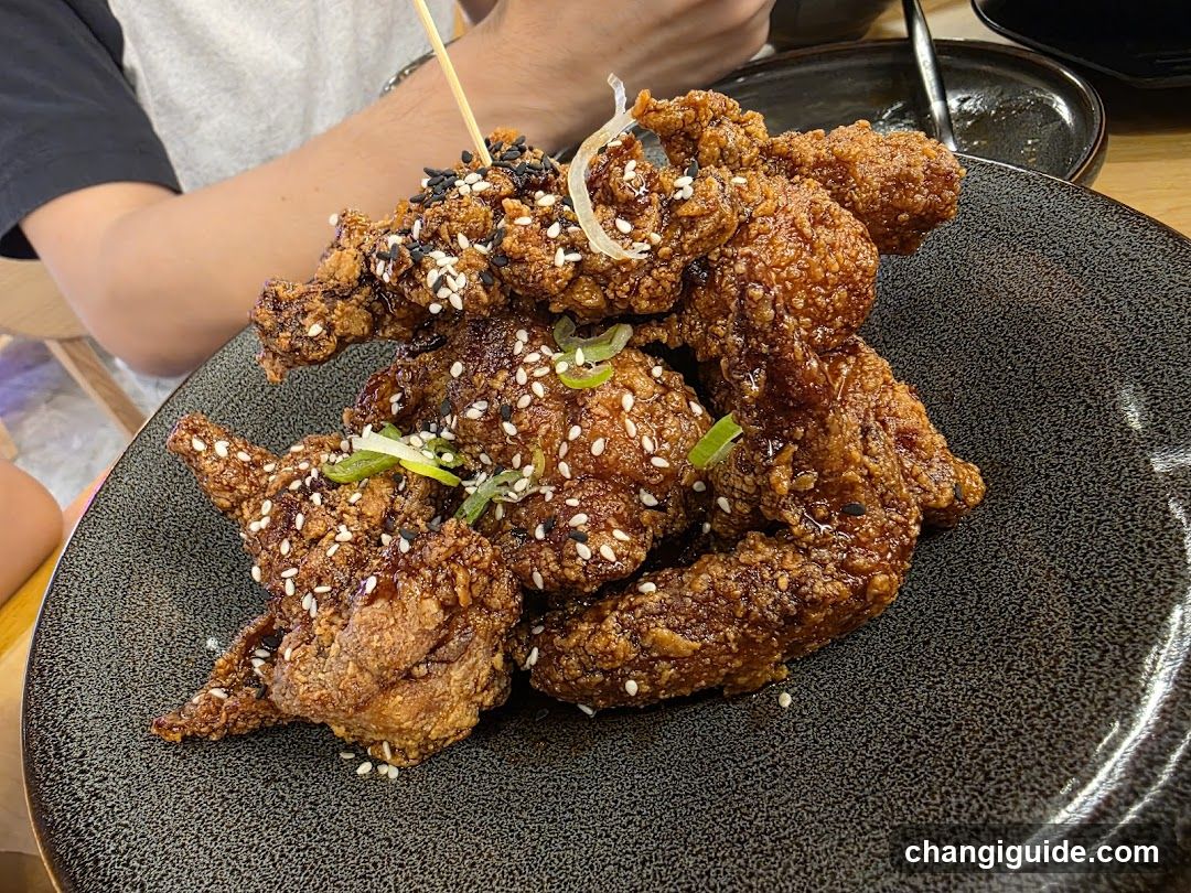 Fried Chicken with Sesame and Scallions