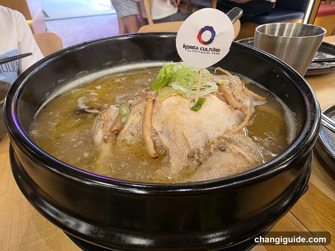 Korean Chicken Soup in Stone Pot