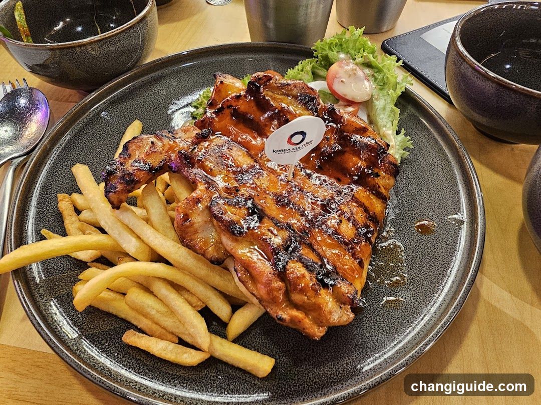 Grilled Chicken with Fries