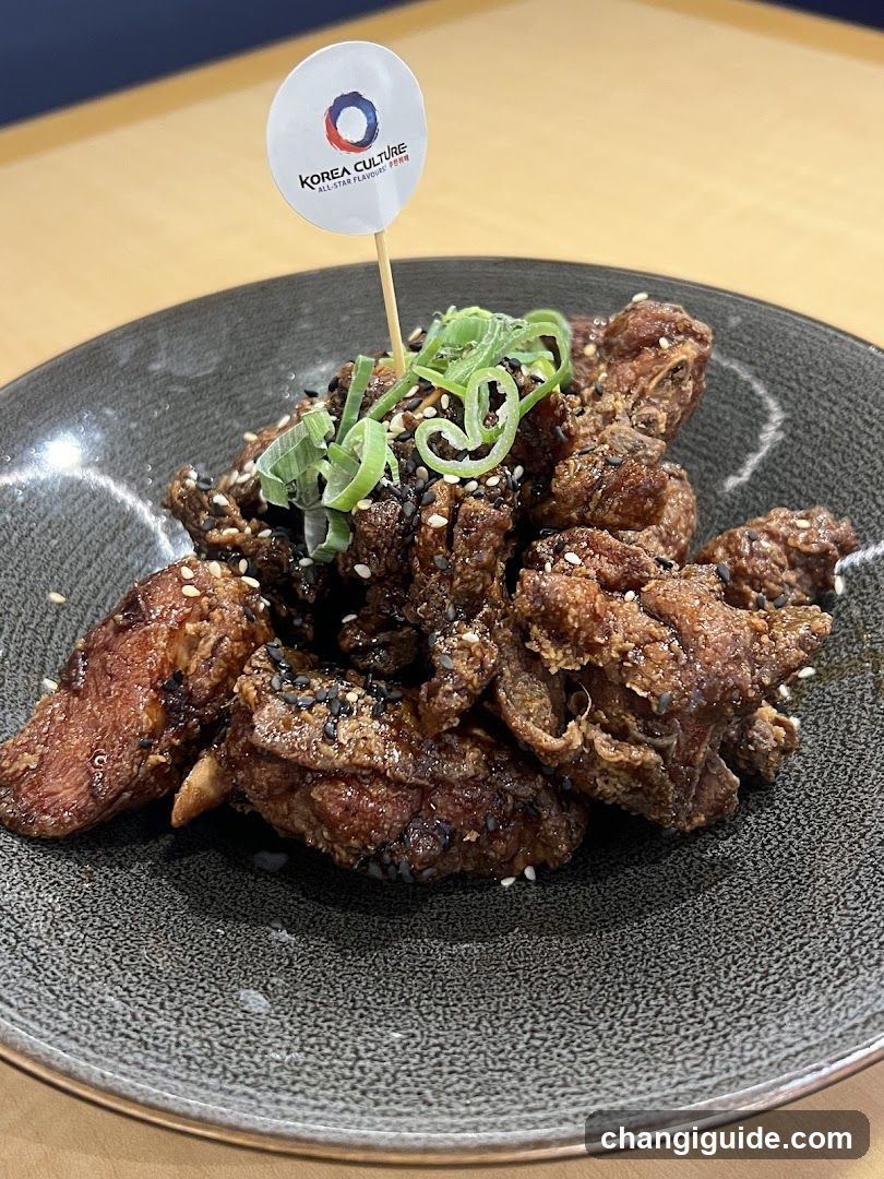 Korean Fried Chicken with Sesame and Scallions