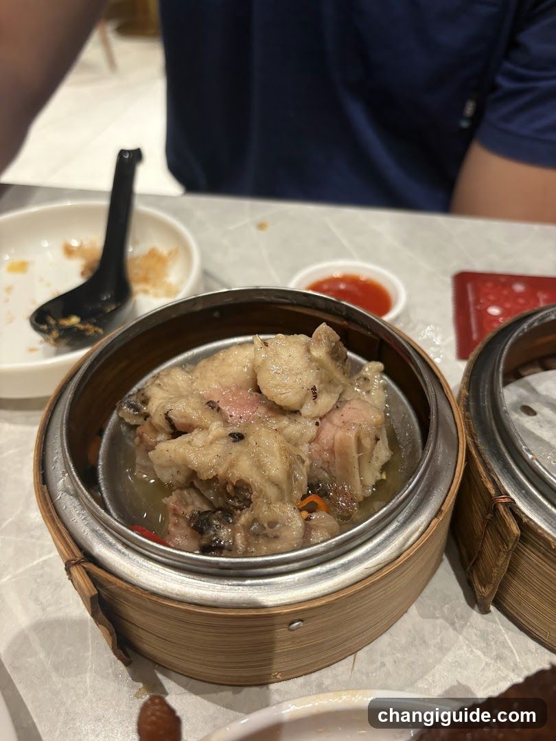 Dim Sum Dish in Bamboo Steamer