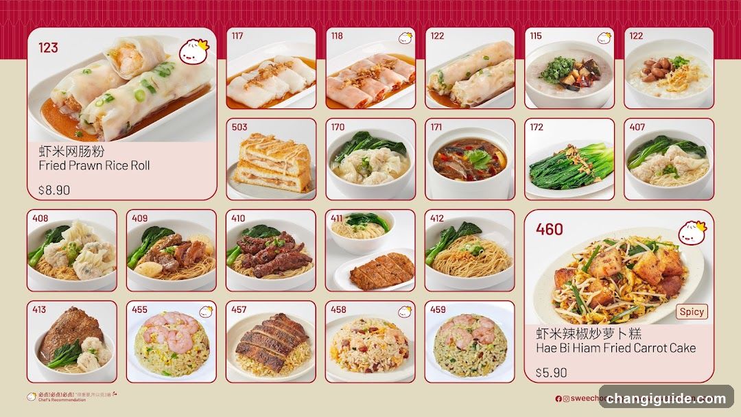 Hawker Food Menu